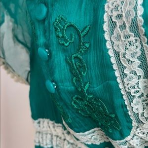 NWT | MM Couture Green Top